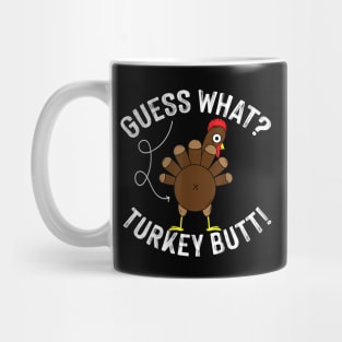 Guess Turkey Pilgrim Funny Thanksgiving Girls Women Boys Mug